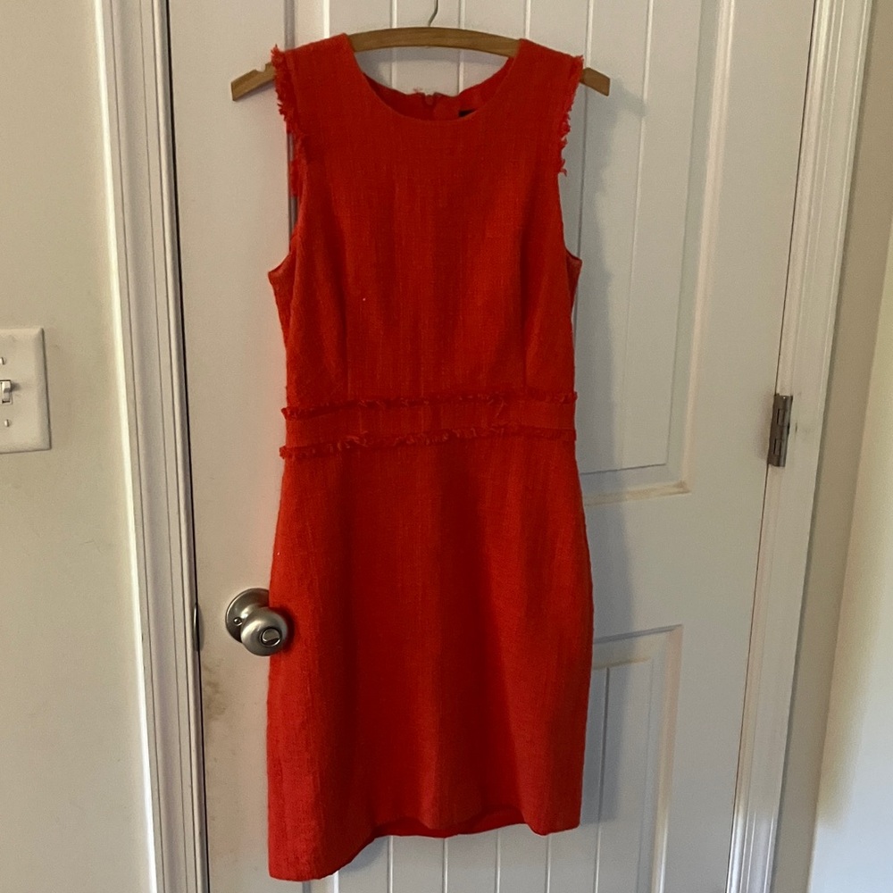J. Crew Vibrant Red Mini Dress